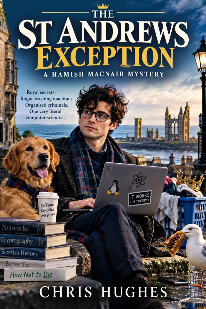 The St Andrews Exception front cover by Chris Hughes